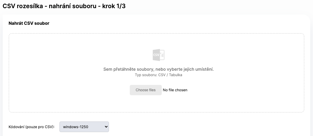 Nahrát Soubor s Čísly